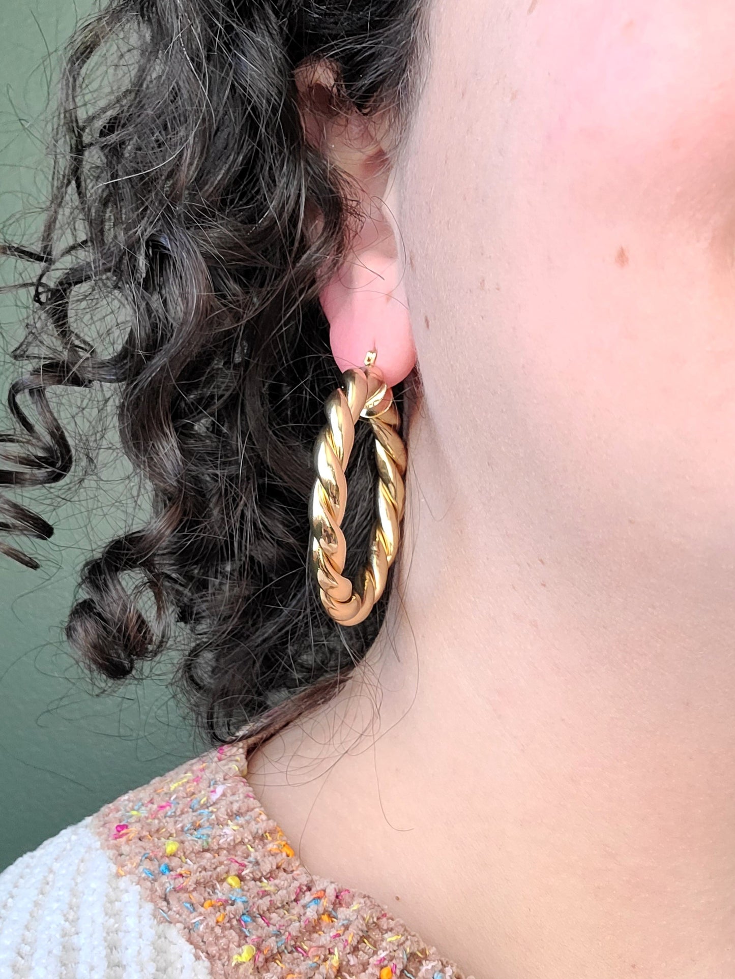Signature Thick Twisted Sister Hoops