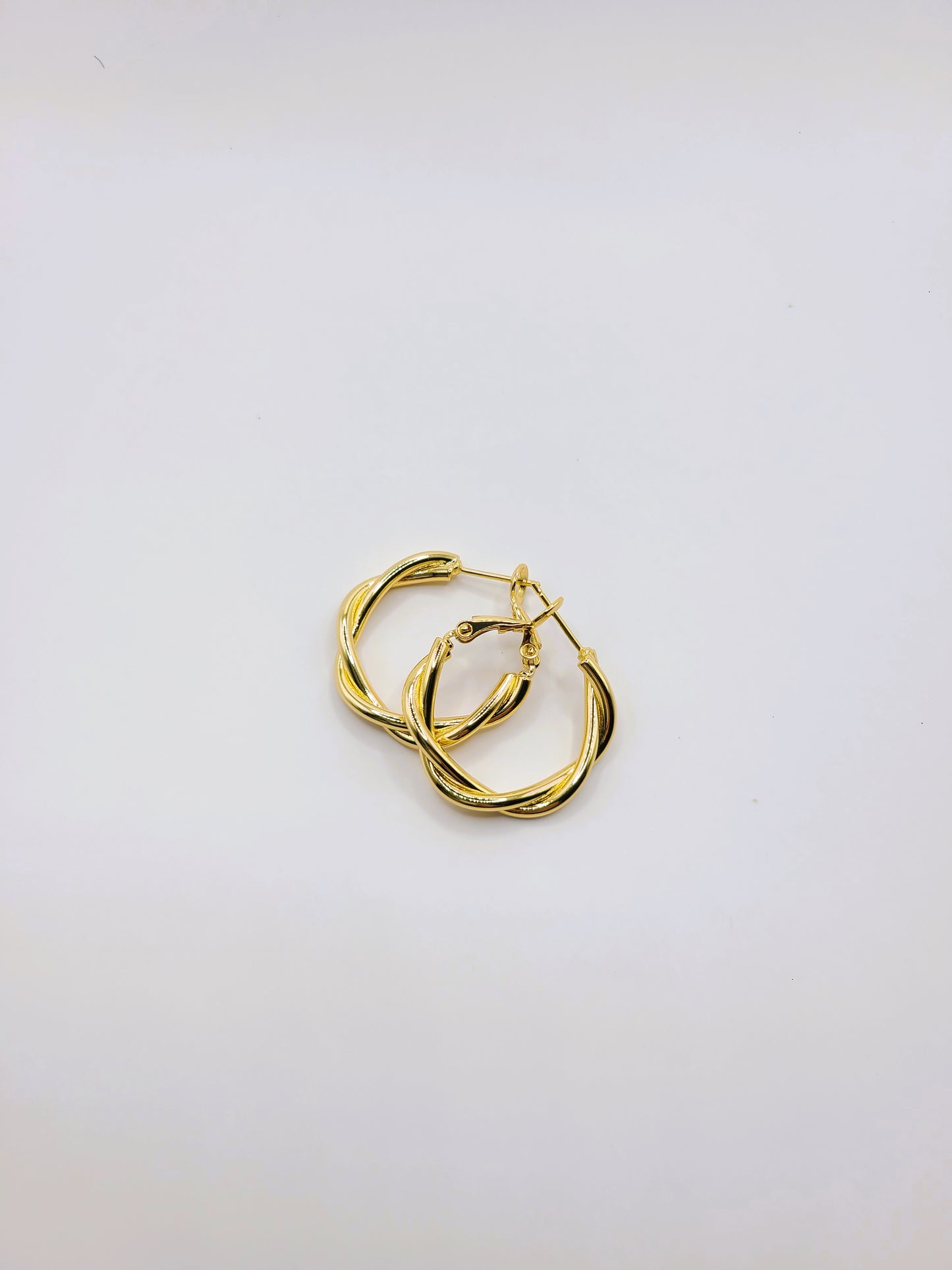 Signature Gold Thin Twisted Sister Hoops