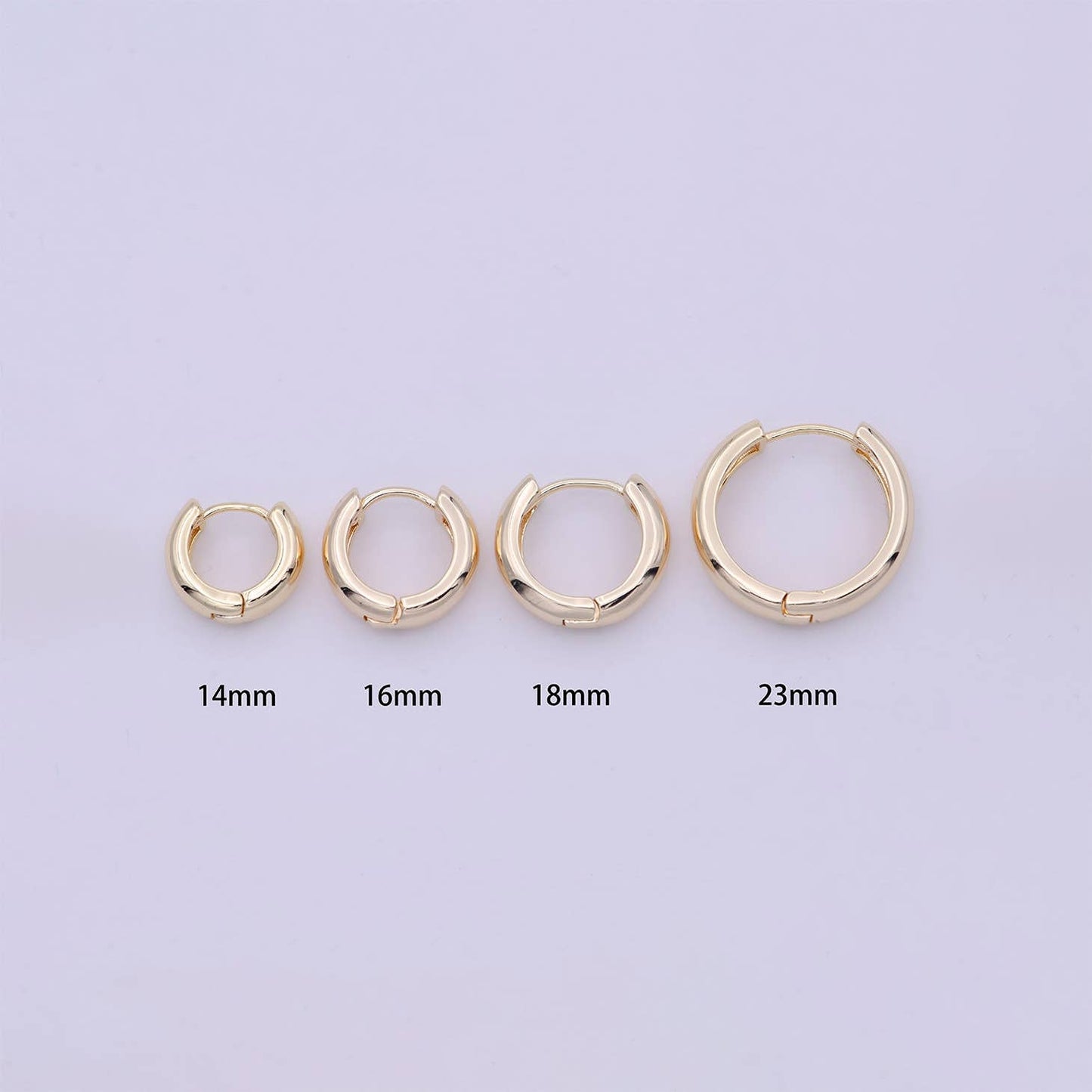 Gold Filled Minimalist Huggies