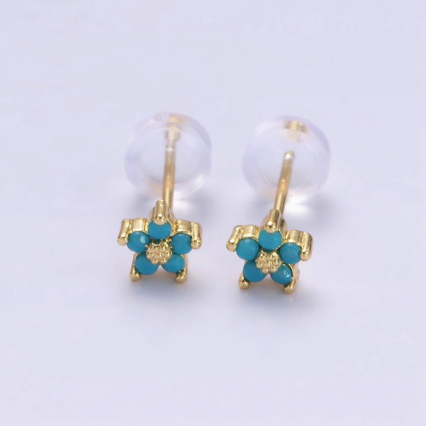 Pick-A-Color Mini Flower Studs