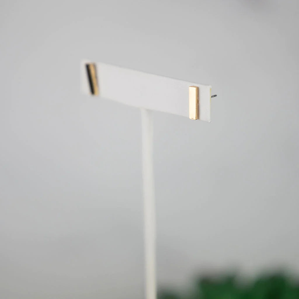 Bar Stud Earrings