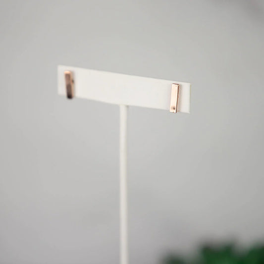 Bar Stud Earrings
