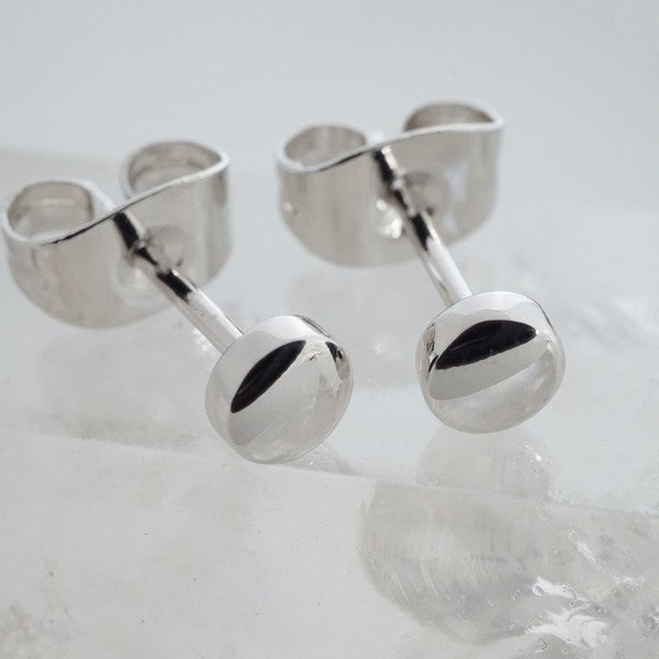 Mini Circle Stud Earrings