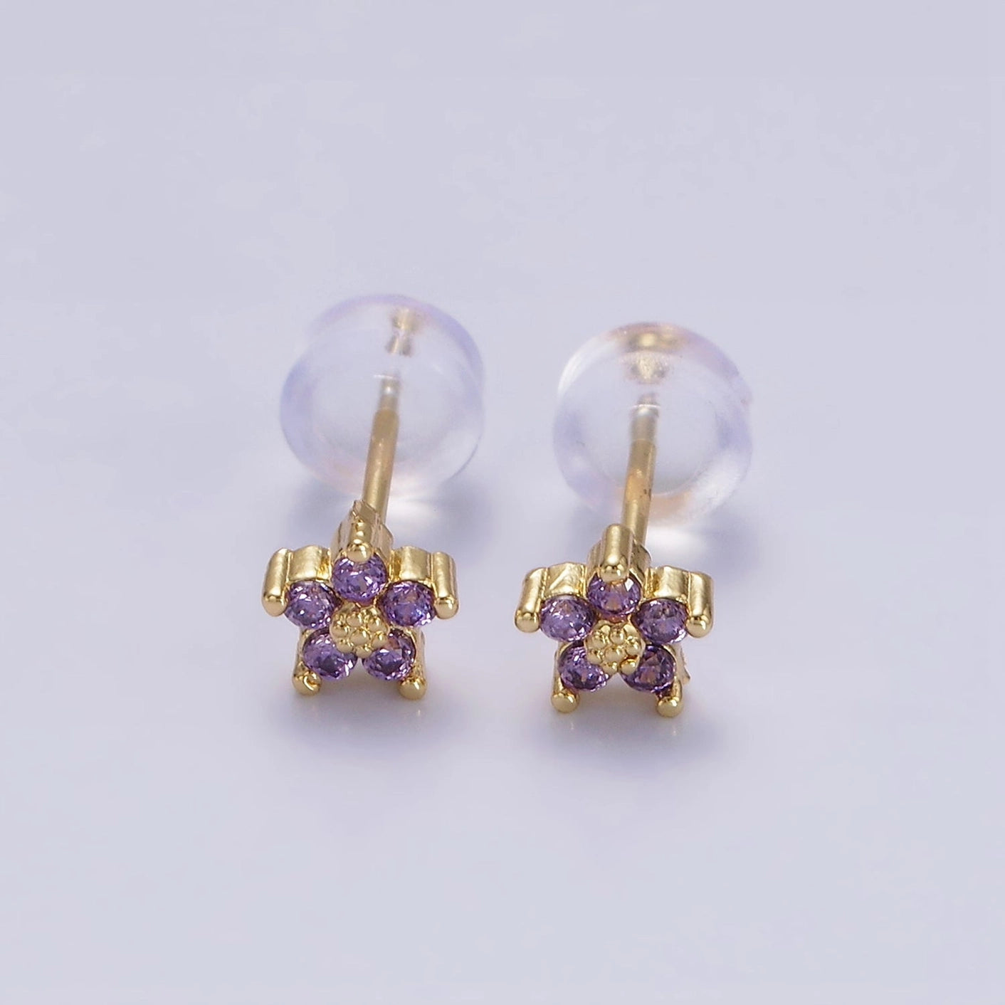 Pick-A-Color Mini Flower Studs
