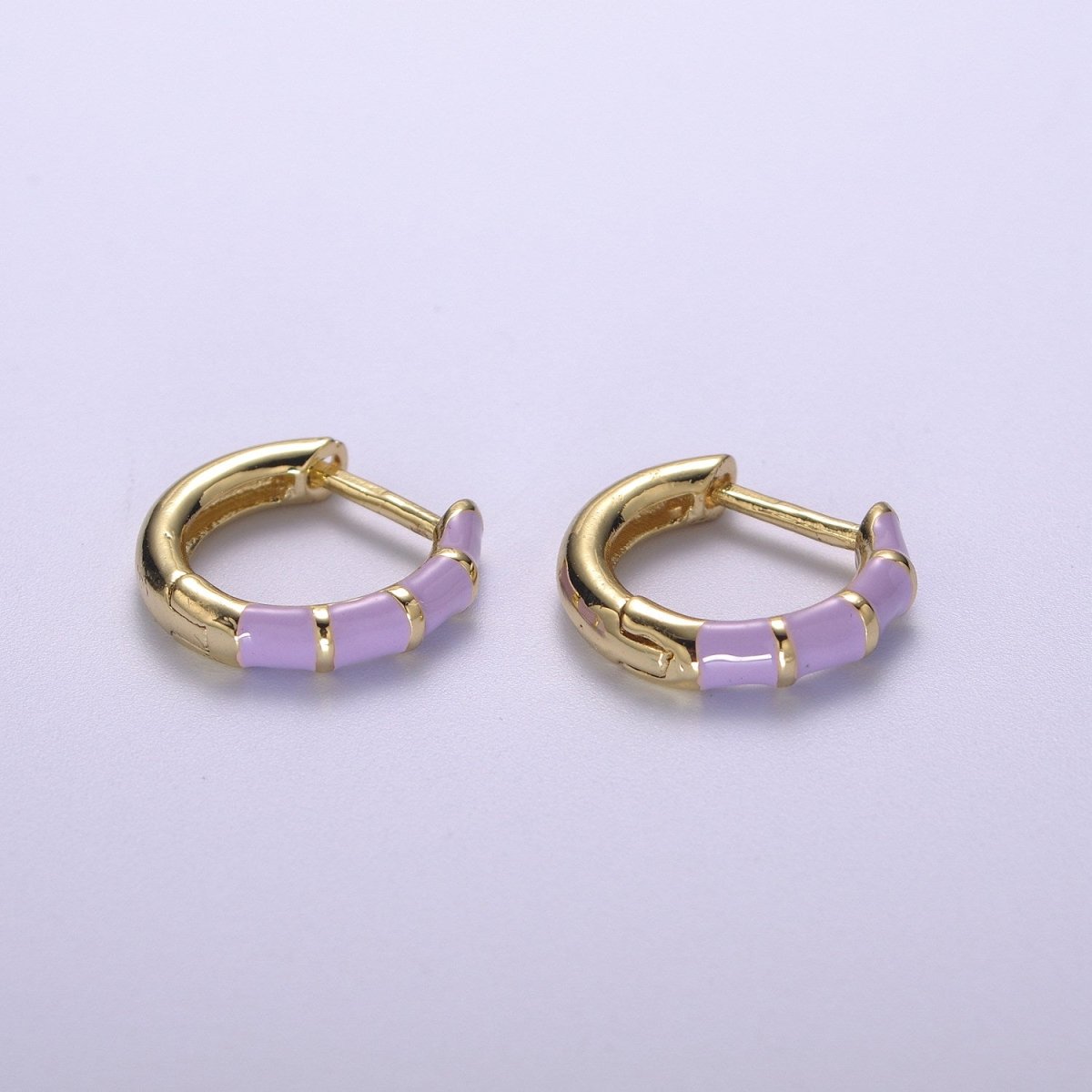 Color Huggies with Gold Trim