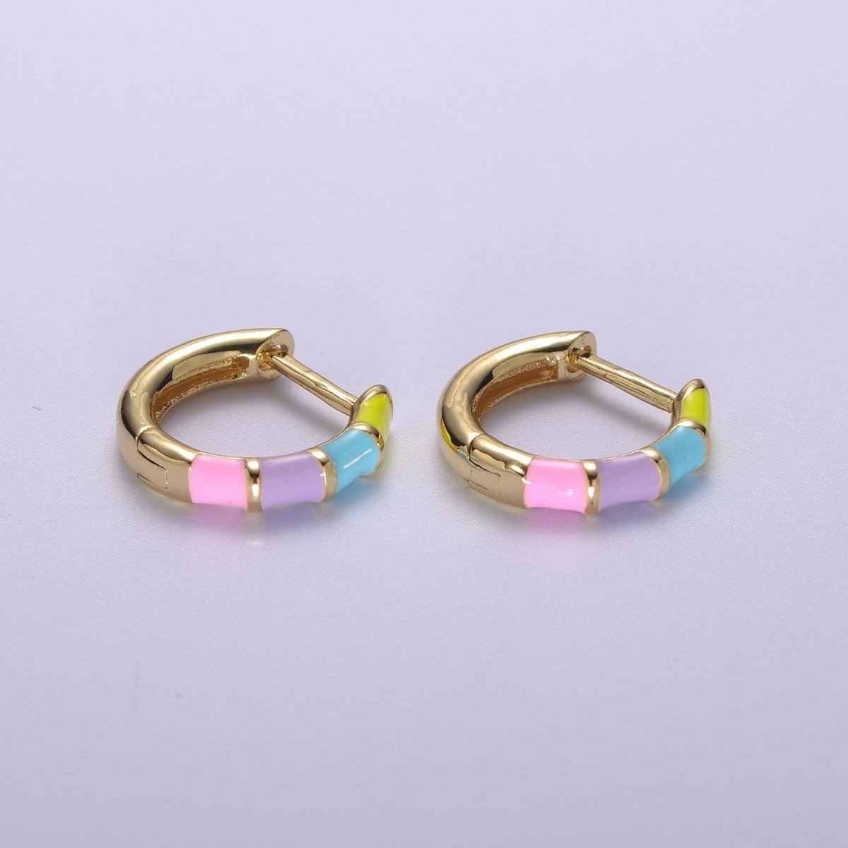 Color Huggies with Gold Trim