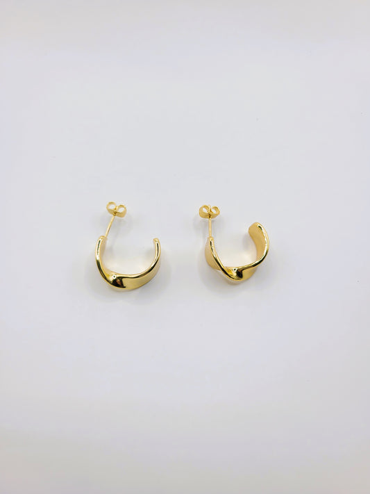 Signature Gold Super Chunky Twisted Sister Hoops