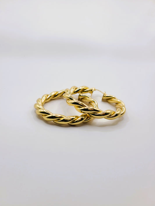 Signature Thick Twisted Sister Hoops
