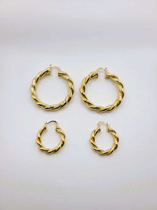 Signature Thick Twisted Sister Hoops
