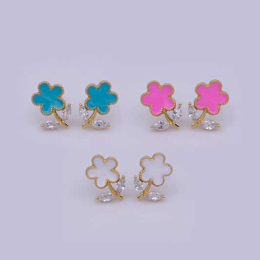Petal Pop Daisy Stud Earrings
